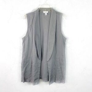 [Kenar] Gray Linen Vest